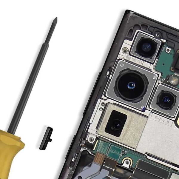 Strömbrytare - SAMSUNG - Galaxy S22 Ultra - 100% Original - Svart - Service Pack