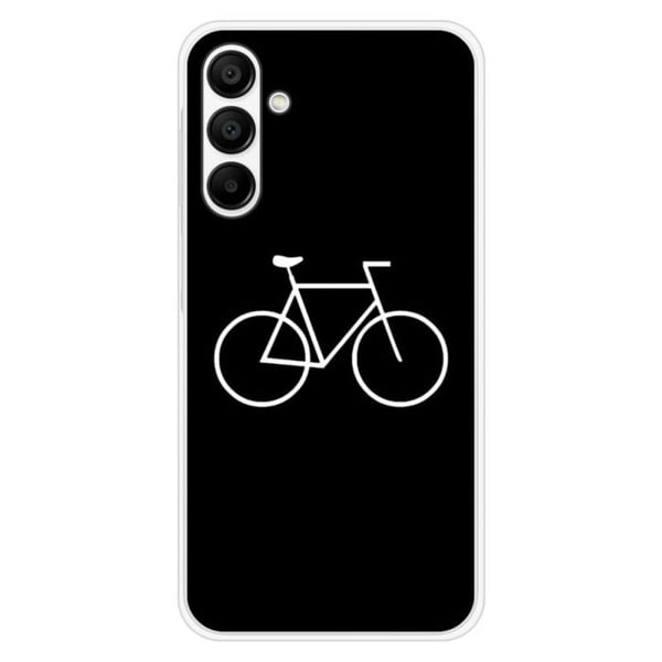 Tryckt silikonfodral som är kompatibelt med Samsung Galaxy A15 Bike Hipster