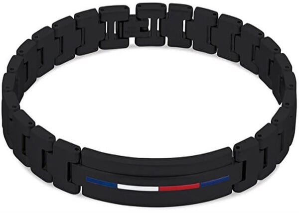 Tidlös armband i svart stål 2790312