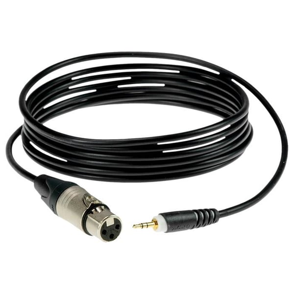 Klotz XLR honkabel / mini-Jack hane TRS Neutrik, 1.5m mikrofonkabel