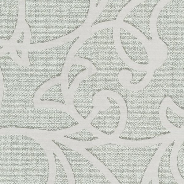 vinyl expanderad 10467-24 non-vävd tapet barock 0.53 x 10.05 m Erismann Opus grön