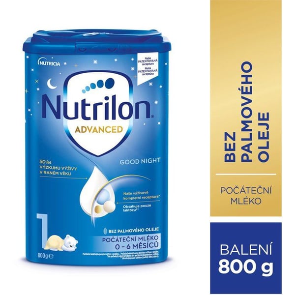Nutrilon 1 Advanced God Natt barnmat 800 g