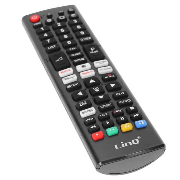 Universell fjärrkontroll för LG TV med räckvidd 8m LinQ svart