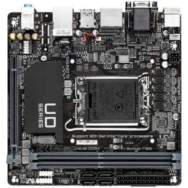 Moderkort - GIGABYTE - H610I DDR4