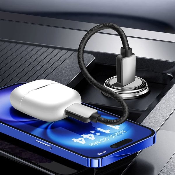 USB-kabel - AVIZAR - Mini USB-kablar till USB-C - 15cm - Pack om 5 - Snabbladdning