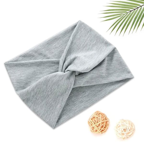 Korsband - AVIZAR - Grå Taupe - Mjuk Bomull - Sträckbar - Elegant