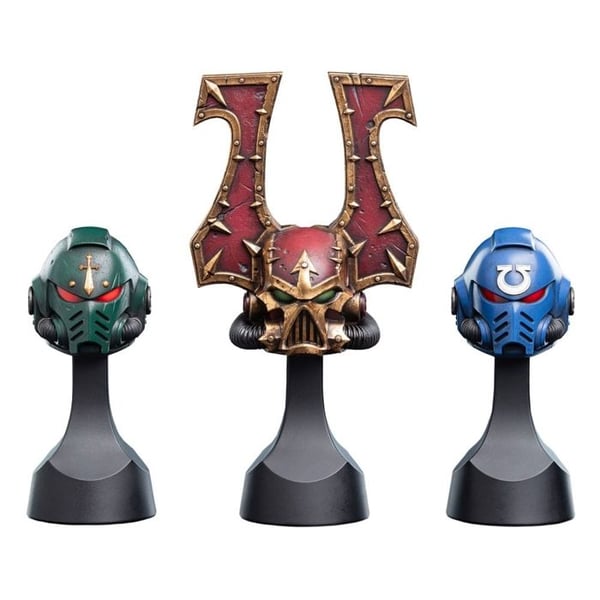 Weta Workshop - Warhammer 40k - Replika 1/4 Khorne Berzerker Hjelm 20 cm