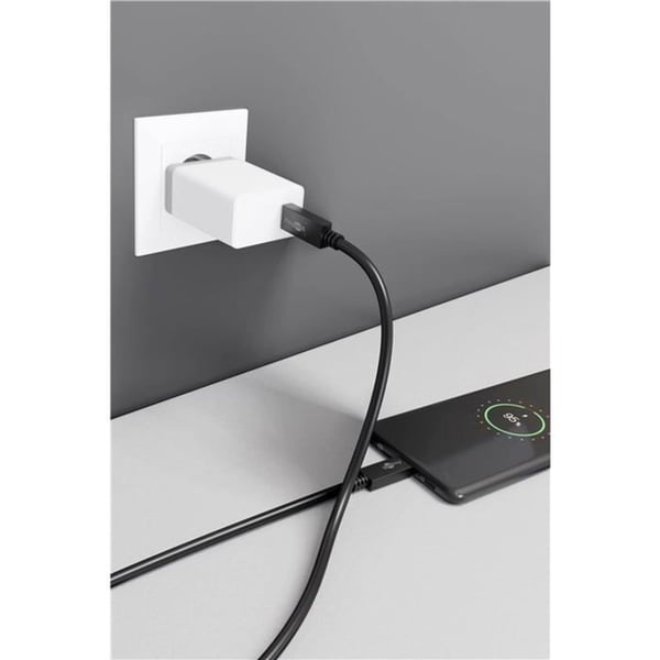 USB-kabel - Goobay - 3.2 Gen. 2x2 - 20 Gbit/s - Typ C - Snabbladdning