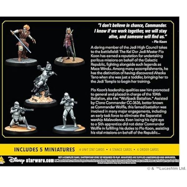 Atomic Mass Games Star Wars: Shatterpoint Led med gott exempel Squad Pack