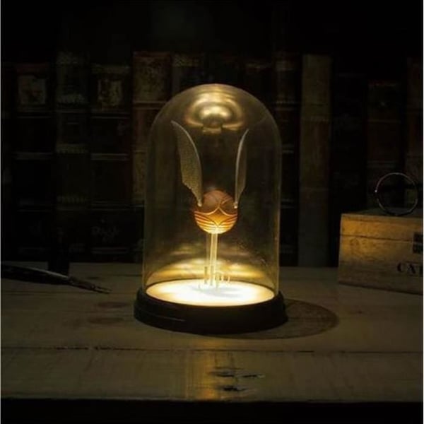Nattelys - PALADONE - Gylden Farve - 20 cm - Genopladelig USB - Indbygget LED