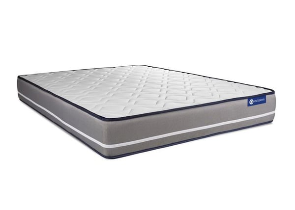 Madrass- och boxspringset 130x200 cm - Actimemo Pur - Boxspringkit Grå