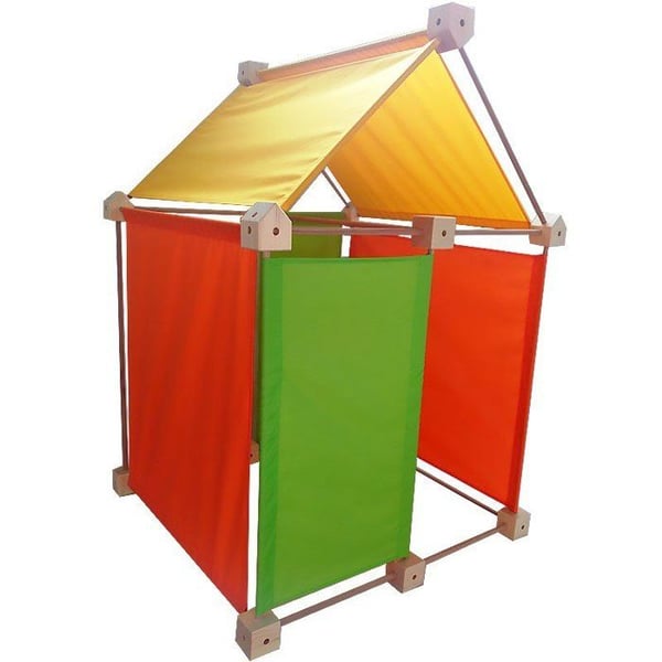 Utbildande byggspel - Trigonos - Trigonos Kernel Frukto - 44 delar - Orange - Unisex