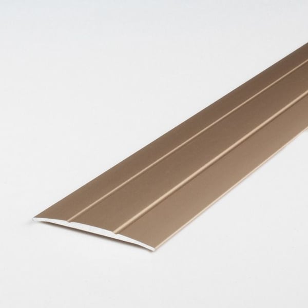 PROVISTON Tröskellista 1.8 x 38 x 2700 mm Anodiserad aluminium Ljusbrons Självhäftande