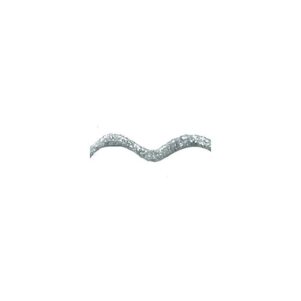 Glittrande krita för vax, flaska 30ml, silverglittrig