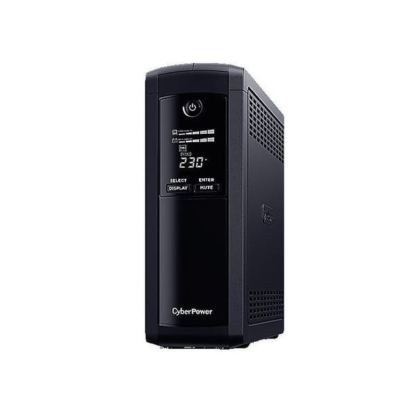 Uafbrudt strømforsyning - CyberPower - VP1600EILCD - 1600 VA - 960 W - Sort- USED