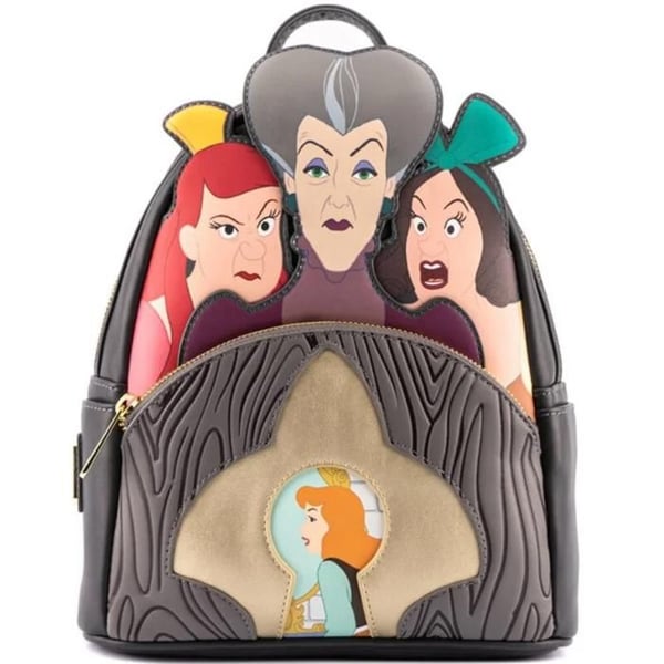 Ryggsäck - DISNEY - Askungen - Elaka styvmor och styvsyskon - 22,5x26,25x11,25cm - Barn