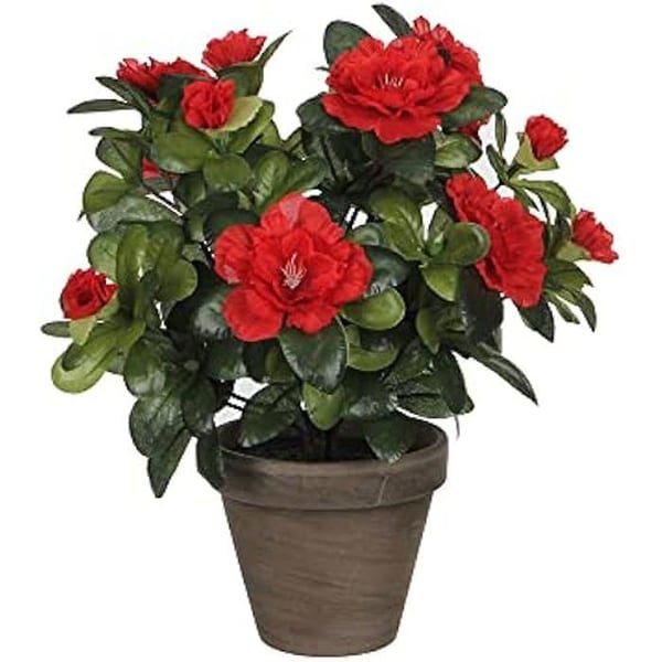 Dekorativ växt - MICA DECORATIONS - Azalea - 10,5 x 21,5 x 15 cm - Konstgjord växt - Inomhus
