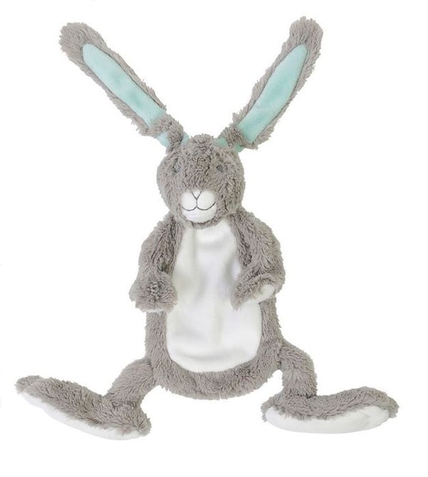 Grå kanin - GLAD HÄST - Twine Tuttle - 20 cm