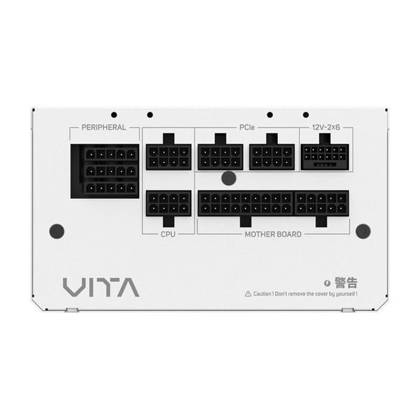 Modulär PC-strömförsörjning Fsp VITA-1000GM 80 PLUS Bronze Vit
