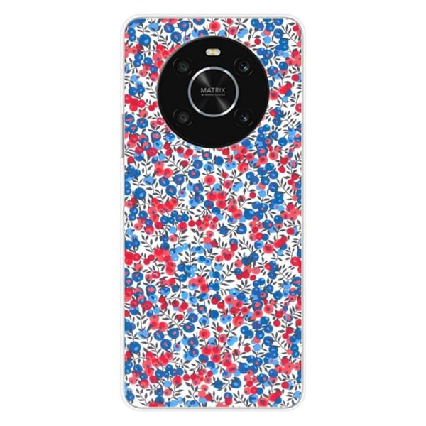1001Coques - Silikonfodral kompatibelt med Huawei Honor X9 4G - Liberty Wiltshire blå mönster - Originaldesign tryckt i Frankrike
