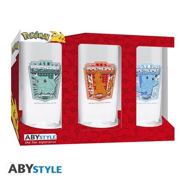 Set 3 Verres | Pokemon