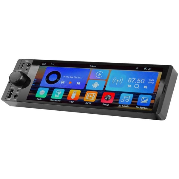 Trevi Autoradio MDV 6370 DAB Touchscreen 6.6 tum 1 DIN DAB+ FM USB Svart
