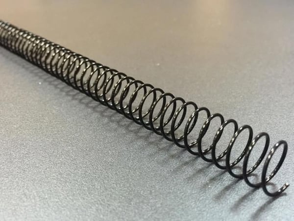 Plastspiral - Yosan - 24 mm - Svart - 50 st - Steg 56 4.1