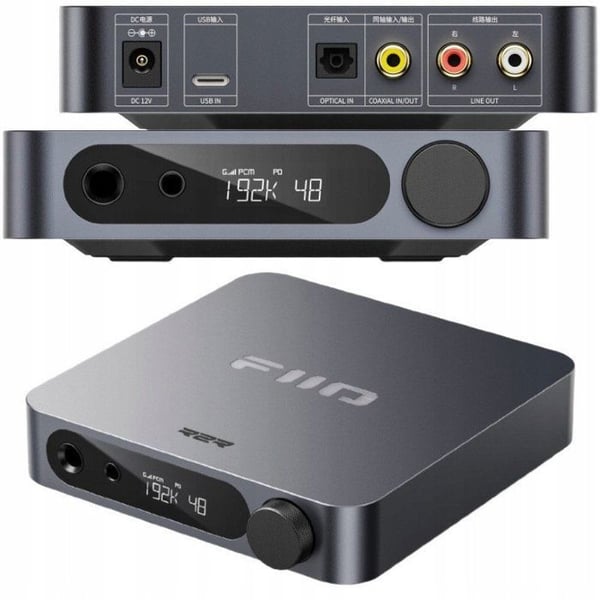 Fiio K11 R2R hörlursförstärkare - Begränsad titaniumutgåva - Bordshörlursförstärkare med DAC