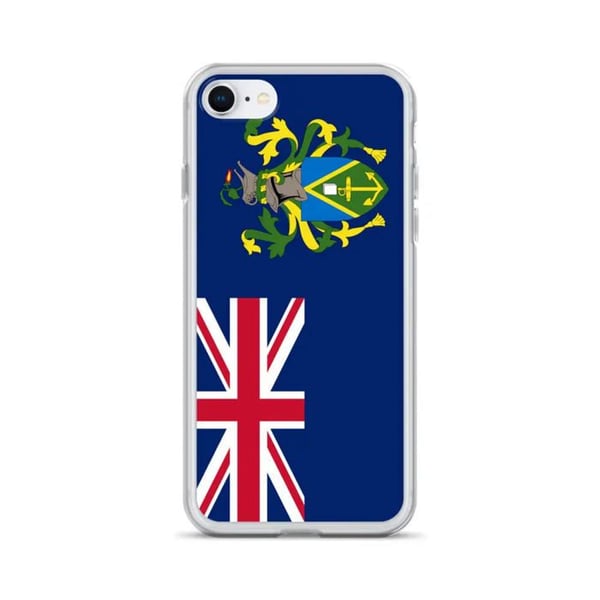 Mobilskal - PIXELFORMA - Pitcairnöarnas flagga - Kompatibel med iPhone 8 Plus - Flexibel - Hållbar