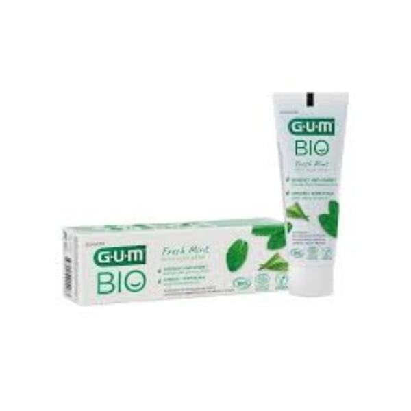 SUNSTAR Tandkräm Bio Gel 100 ml - 99% naturliga ingredienser - Stärker tandköttet - Certifierad COSMOS ORGANIC