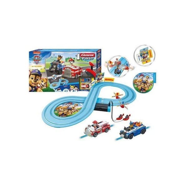 Racelbana PAT'PATROUILLE, Längd 2,4 m, Bilskala 1/50, Carrera First, Från 3 år