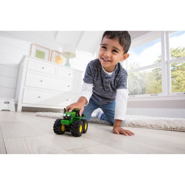 TOMY Monstertraktor - Leksak för barn från 3 år och uppåt - Ljud och ljus - Inredning
