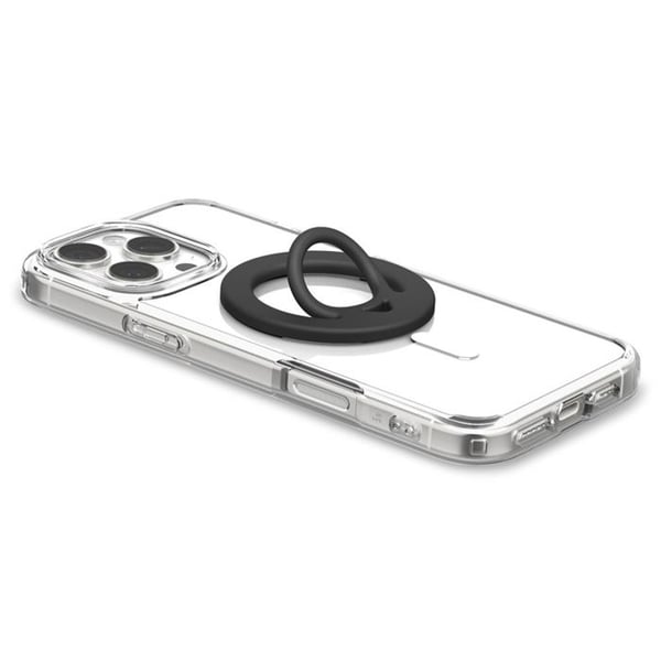 Telefonstöd - SPIGEN - Dual Pop Mag - Kompatibel med MagSafe - Silikon - Svart