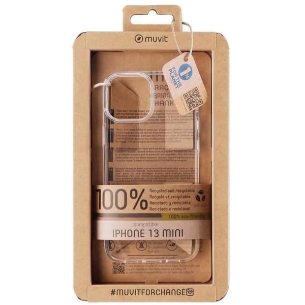 MUVIT FOR CHANGE RECYCLETEK SOFT TRANSPARENT IPHONE 13 MINI