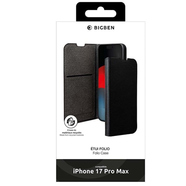 Flipfodral - IPhone 17 Pro Max - 65% GRS - Svart