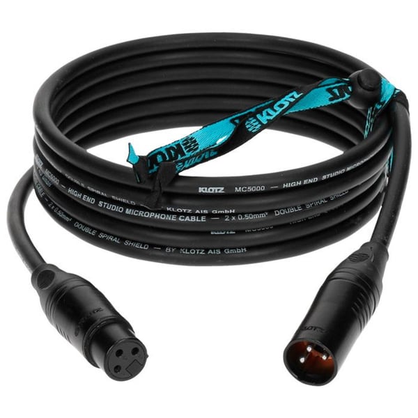 Klotz Câble M5 Pro XLR han/hona, 3m Mikrofonkabel