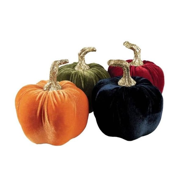 Pumpa - LITEN CLOWN - 13cm - Sammet - Guld färg - För barn