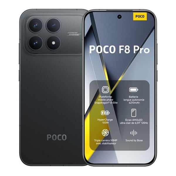 Smartphone - XIAOMI - POCO F8 Pro - 12 GB RAM - 256 GB - AMOLED-skärm 6,59" 120 Hz
