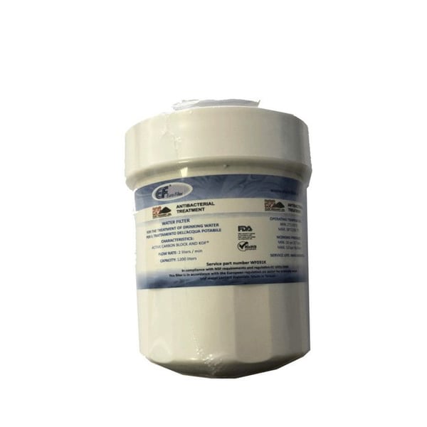 SOS Accessoire Vattenfilterpatron kompatibel med GE MWF för Kylskåp, frys C00094394, 482000028015 ARISTON HOTPOINT, EL