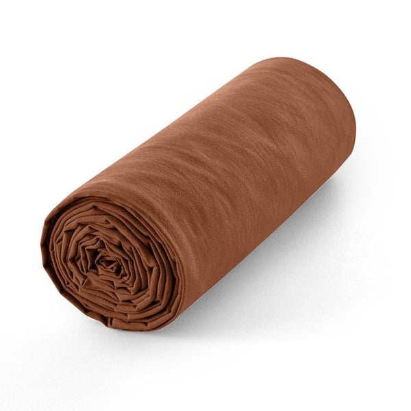Drap housse 160 x 200 cm med 30 cm resår "Prémium" för dubbelsäng - Prémium Paprika - Prémium Paprika -