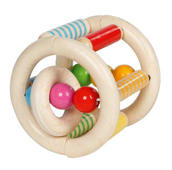 Lärande spel - Goki Flexibel rangle att rulla - Trä - Vit - Blandad