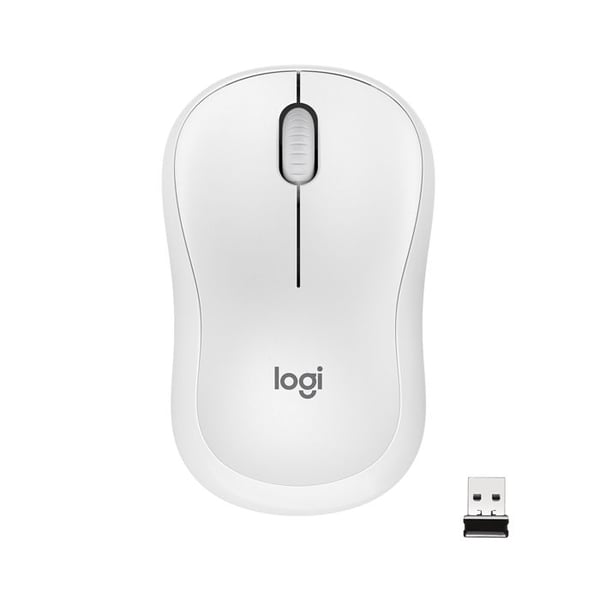 Trådlös Bluetooth-mus - Logitech - M220 - Tyst - Optisk - Vit