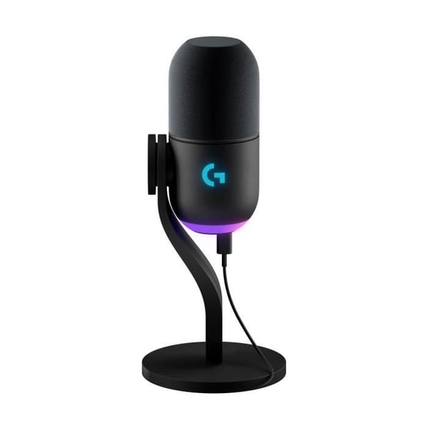 Mikrofon - Trådad - Logitech G - Yeti GX - Kompatibel med PC och MAC - Svart