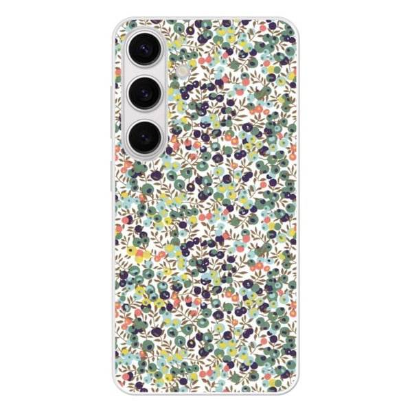 Siliconförstärkt tryckt skal kompatibelt med Samsung Galaxy S24 Liberty Wiltshire Grön