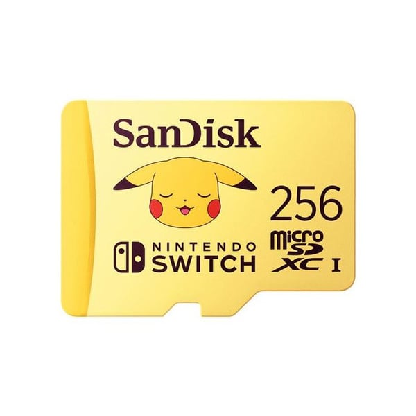 SanDisk Pokémon micro SD-minneskort 256 GB Gul för Nintendo Switch SanDisk Pokémon micro SD-minneskort 256 GB Gul för Nintendo Switch