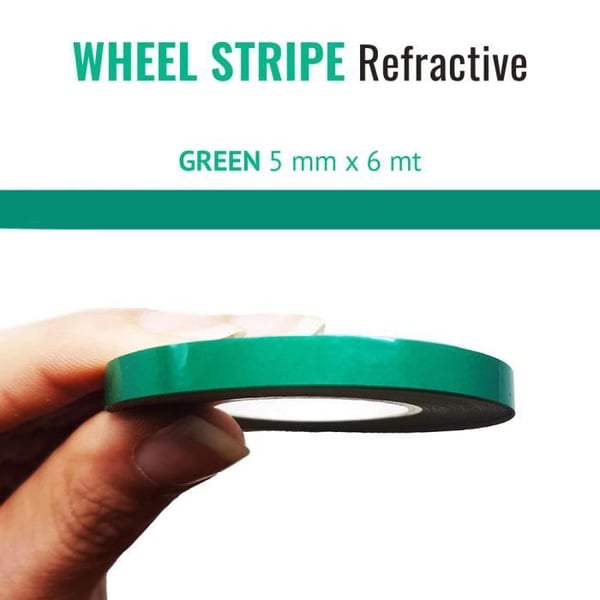 Reflekterande Tejpbitar - 4R QUATTROERRE.IT - Motorcykel - Grön - 5 mm - 6 mt Reflekterande Tejpbitar - 4R QUATTROERRE.IT - Motorcykel - Grön - 5 mm - 6 mt