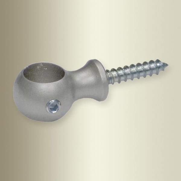 Ring 19 x 14 x 30 mm Mätt förnicklat mässing Diameter 13 mm Trappstänger Tillbehör Küberit
