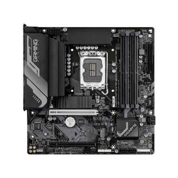 GIGABYTE B760M GAMING X Moderkort Intel B760 LGA1700 DDR4 Micro ATX PCIe 5.0 2.5GbE M.2 RGB