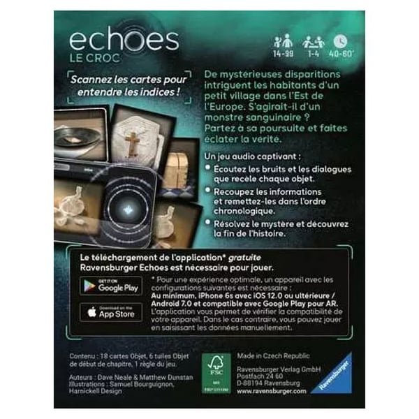 Ravensburger Echoes Le Croc flyktspel