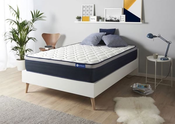 Minnesskummadrass - ACTISOM - Actimemo Max - 130x190 cm - 26 cm tjock - Fast stöd